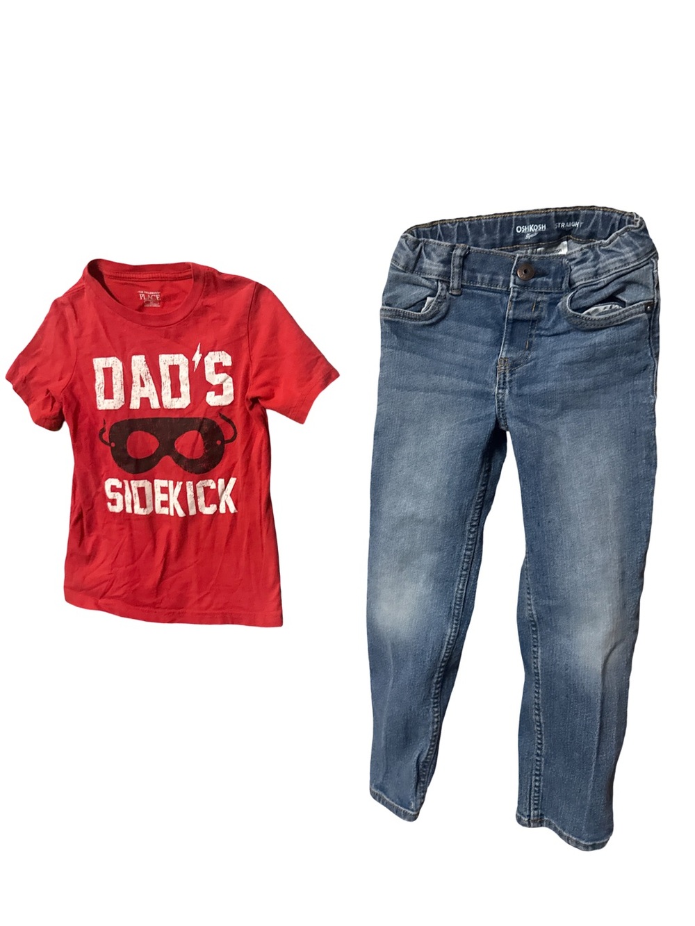 The Childrens Place OshKosh Outfit Set Size 5T Red Blue